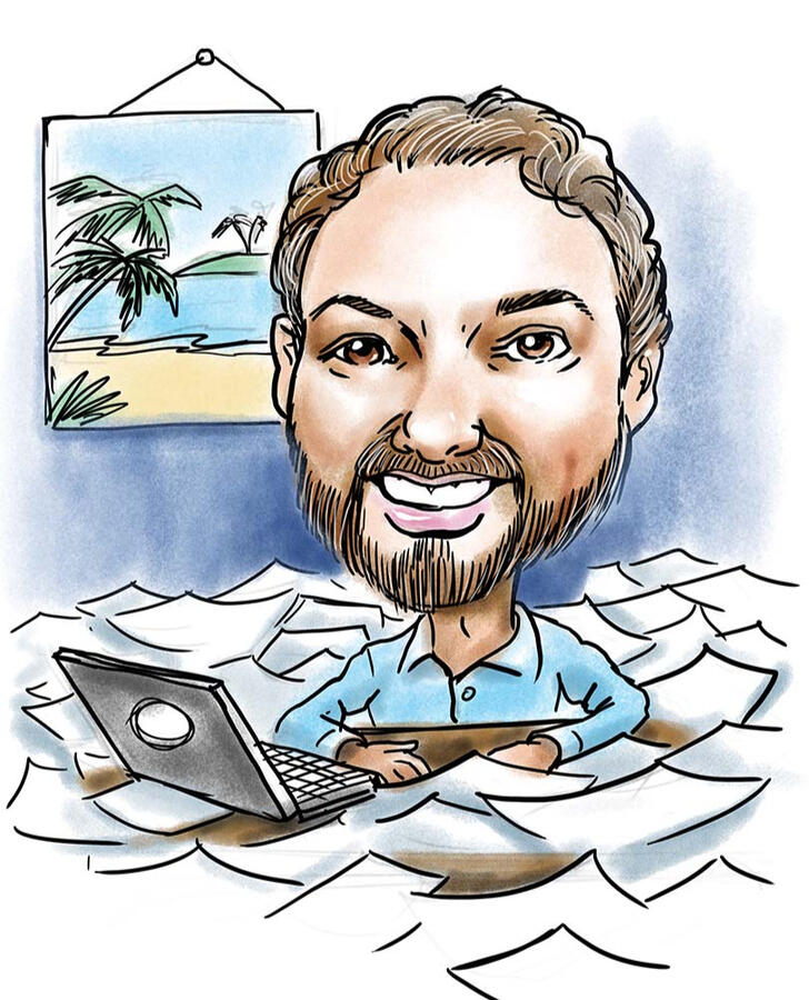 Montreal Corporate caricatures